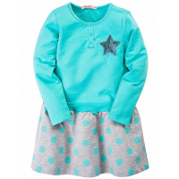 20-80601 Платье для девочки, 3-7 лет, ментоловый 20-80601 Платье для девочки, 3-7 лет, ментоловый